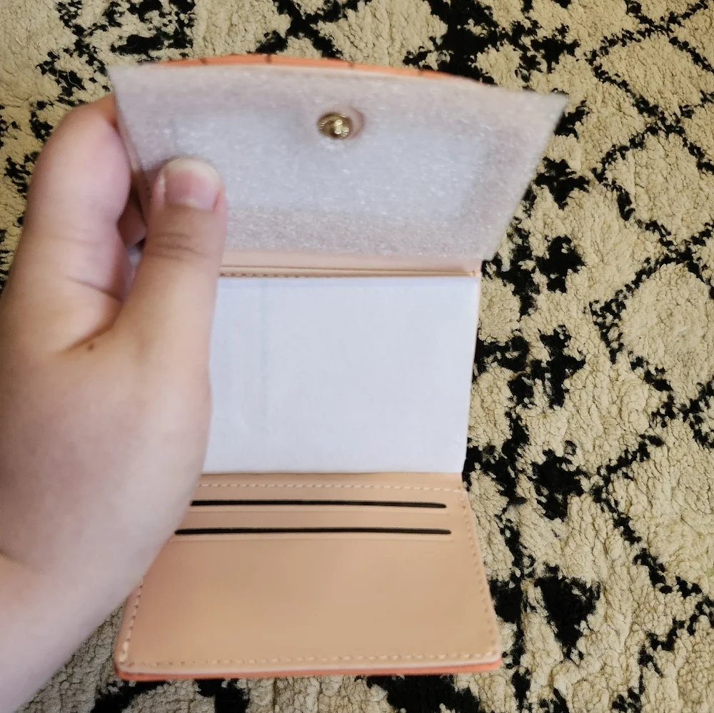 Orange Jack O Lantern Pumpkin Face Wallet